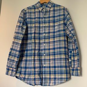 Chaps, plaid button down, long sleeve shirt, mens small